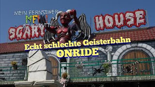 Echt schlechte Geisterbahn  Scary House Hansla Onride Vredener Kirmes 2024 [upl. by Brote]