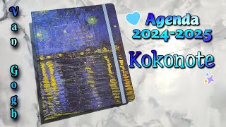 AGENDA KOKONOTE 2024 2025 Van Gogh 💖 Review 💖 Back to school 💞 [upl. by Silda925]