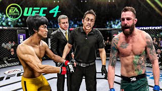 Bruce Lee vs Michael Chiesa  EA Sports UFC 4  Epic Fight 🔥🐲 [upl. by Adore]