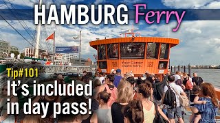 Hamburgs Elbe River Ferry Ride A BudgetFriendly MustSee [upl. by Orwin723]