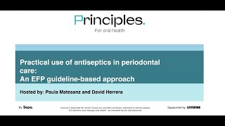 Principles Practical use of antiseptics in periodontal care  P Matesanz and D Herrera English [upl. by Siramad]