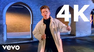 Rick Astley  Never Gonna Give You Up Official 4K Video [upl. by Osnohpla214]