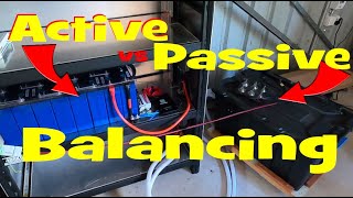 Parallel 48V battery banks high voltageSOC test Passive vs active cell balancing [upl. by Tay]