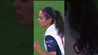 ¡CARO LO EMPATÓ Jaramillo le dio un pase a la red CHIVAS FEMENIL iguala en Monterrey [upl. by Elonore]