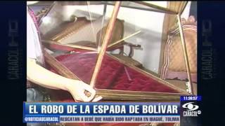 ¿Cómo fue el robo de la espada de Bolívar hace 39 años  Enero 17 de 2013 [upl. by Jodoin937]