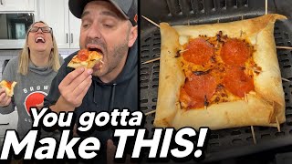 Air Fried Tortilla Pizza Must Try [upl. by Anson]