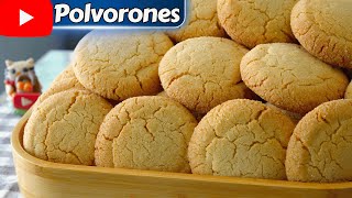 🔥POLVORONES CASEROS 36 piezas con 1 KILO de HARINA Dulce Hogar Recetas [upl. by Etnaid311]