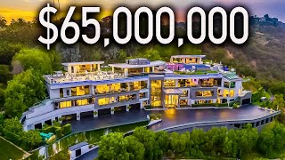 This 235M Dramatic Los Angeles Mansion set on magical setting offers the finest in BelAir living [upl. by Paff]