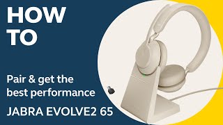 Jabra Evolve2 65 Flex  Flexible foldandgo design with Hybrid Active Noise Cancelling [upl. by Oderf]