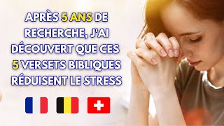 Après 5 ans de recherche jai découvert que ces 5 versets bibliques réduisent le stress catholique [upl. by Denton]