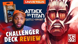 HERE COMES A NEW CHALLENGER ATTACK ON TITANBATTLE FOR HUMANITY CCG CHALLENGER DECK REVIEW [upl. by Marianna]