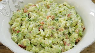 Avocado and Eggs Salad Recipe [upl. by Ellehc815]