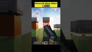 Minecraft  Wave Rider 🏄🏄 shorts minecraft waveriding fun [upl. by Okimik915]