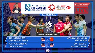 GOHLAI 🇲🇾 amp GOHIZZUDDIN vs MANTEE LIVE China Open 24 中国公开赛 QFs  Darences Double Watchalong [upl. by Nalniuq]