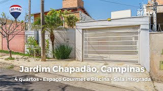 Casa com 4 quartos 4 suítes à venda Jardim Chapadão Campinas [upl. by Itnava]