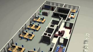 Your Office plan in 3D [upl. by Yelha]