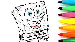 ROTULADOR MÁGICO DE BOB ESPONJA CON PASATIEMPOS PARA NIÑOS Y DIBUJOS SORPRESA DIVER [upl. by Lan830]