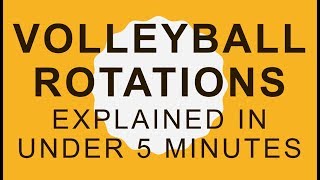 Volleyball Rotations Explained in Under 5 Minutes [upl. by Aihseket]