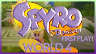 Lets Play Spyro 1 World 4 [upl. by Eliak545]