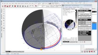 Calculating sun path and shadows in Autodesk Ecotect [upl. by Jobyna]