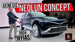 The Genesis Neolun Concept Is A Flagship SUV That Previews An Upcoming GV90 [upl. by Ewnihc808]