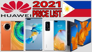 HUAWEI PHONE PRICE LIST IN PHILIPPINES 2021 UPDATED [upl. by Rodger]