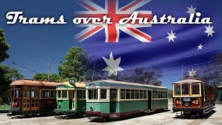 Trams over Australia Tram amp Bahn Adelaide und Trambahnmuseum StKilda [upl. by Samaria]