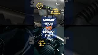 Sensor MAP vs Sensor MAF Cuáles con las diferencias mechanic mechanical shortautomotriz [upl. by Rodgiva]