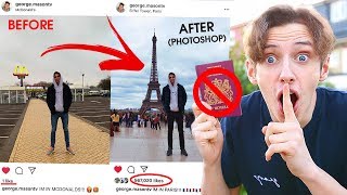 I FAKED going on HOLIDAY for a whole WEEK PHOTOSHOPPING MY INSTAGRAM PRANK [upl. by Charla]