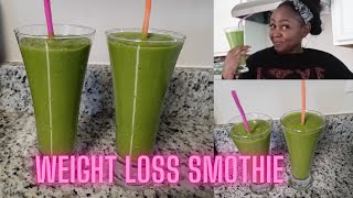 Detox yourself with this Detox Green Smoothie for Breakfast  WEIGHT LOSS Smoothie [upl. by Riedel]