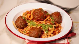 Spaghettis con Albóndigas y Pesto  Frávega Especial Día de la Madre [upl. by Daryle]