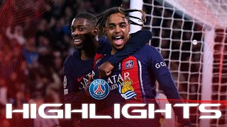 HIGHLIGHTS  PSG 20 REAL SOCIEDAD ⚽️🏆 UCL [upl. by Soph185]