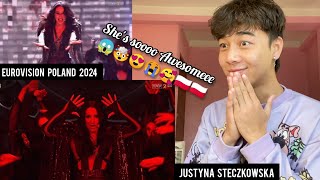 Justyna Steczkowska „WITCHER Tarohoroquot  Live Sylwester z Dwójką  🇵🇱  EUROVISION 2024  REACTION [upl. by Rehpotsrihc]