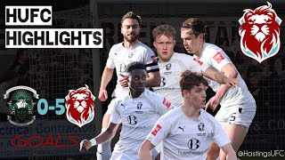 🎥 𝐇𝐈𝐆𝐇𝐋𝐈𝐆𝐇𝐓𝐒 Haringey Borough 05 Hastings United  Isthmian Premier League COYU HUFC [upl. by Eeryn]