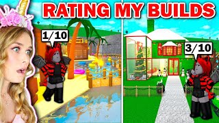 Moody Rates My OLD Bloxburg Builds Roblox [upl. by Evilc680]