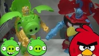 Angry Birds Transformers  Super Red Bird and Pig Review  Protoman [upl. by Oneill779]