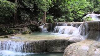 Tips Thailand  Erawan waterfalls Kanchanaburi  HD 1080p [upl. by Uwton]