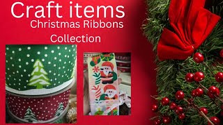 Christmas Ribbons Collection  ළඟ එන නත්තලට ඔබගේ නිර්මාණ වලට අවශ්‍ය රිබන් එකම තැනකින්  🌲🌲🌲🌲🌲🌲🌲🌲 [upl. by Aehsal]