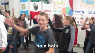 Levántense Music Video Spanish Classroom Commands Rap [upl. by Swarts]