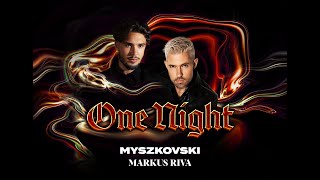 MYSZKOVSKI Markus Riva  One Night Lyric Video [upl. by Alrick]