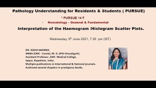 Pursue 14 F LiveInterpretation of the Haemogram Histogram Scatter Plots [upl. by Tshombe896]