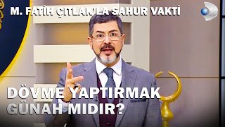 Dövme Yaptırmak Günah Mıdır  M Fatih Çıtlakla Sahur Vakti [upl. by Dadinirt]