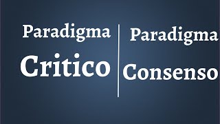 Paradigmas de Sociología Consenso vs Conflicto [upl. by Rasla]