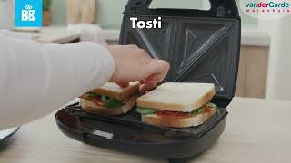 BK Connect 3in1 Grill voor Tostis Wafels en Paninis [upl. by Htezil]