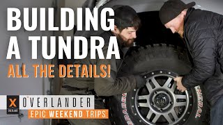 Overlander S1 EP2 We Build our First FULL SIZE Overland Ready Toyota Tundra [upl. by Elvie]