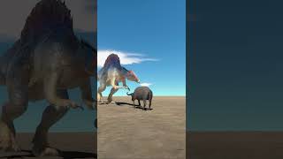 Roar of the Ancient Predator Spinosaurus Engages in Combat with a Buffalo [upl. by Kenrick]