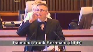 quotBürger des Landesquot  Raimund Borrmann NDP Landtag fail [upl. by Yoral]