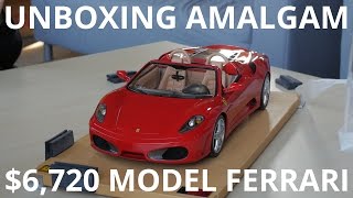 Ferrari F430 Spider Amalgam Model Unboxing [upl. by Ellekram]