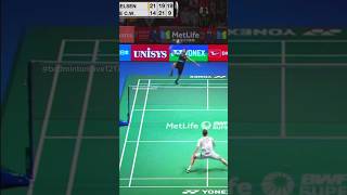 unexpected amezing net Play by Lee Chong Wei against Viktor axelsen youtubeshorts shorts [upl. by Petigny]