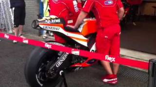 Moto gp Ducati Desmosedici sound of Nicky Hayden at The dutch TT Assen [upl. by Roux]